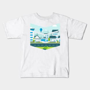 City Landscape Kids T-Shirt